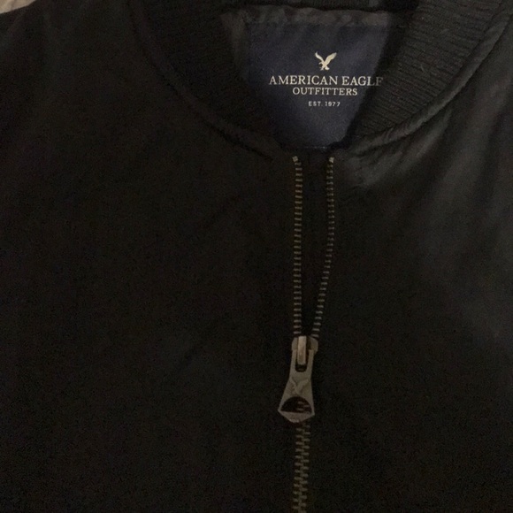 Black bomber jacket - Picture 2 of 4